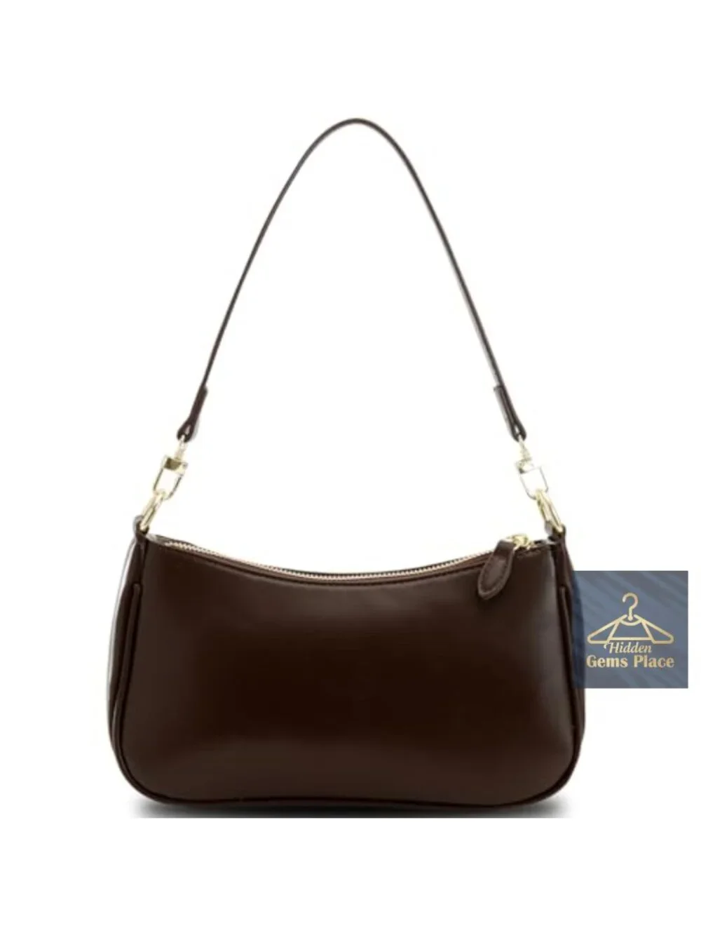 Small Crescent Shoulder Bag Crossbody Purse Vegan Leather Hobo Clutch
